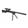 SW-04J Army sniper rifle replica (with scope and bipod) - black