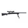 SW-04J Army sniper rifle replica (with scope and bipod) - black