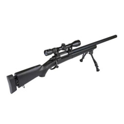 SW-04J Army sniper rifle replica (with scope and bipod) - black