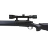 SW-04J Army sniper rifle replica (with scope and bipod) - black