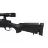 SW-04J Army sniper rifle replica (with scope and bipod) - black