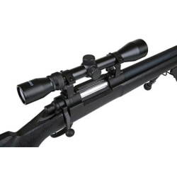 SW-04J Army sniper rifle replica (with scope and bipod) - black