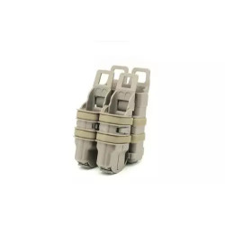 FAST Magazine Holster Set for 5,56 and 9mm magazines - tan