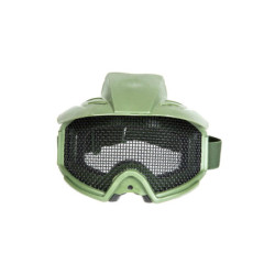 Tactical goggles with hood - Olv