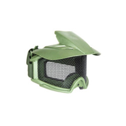 Tactical goggles with hood - Olv