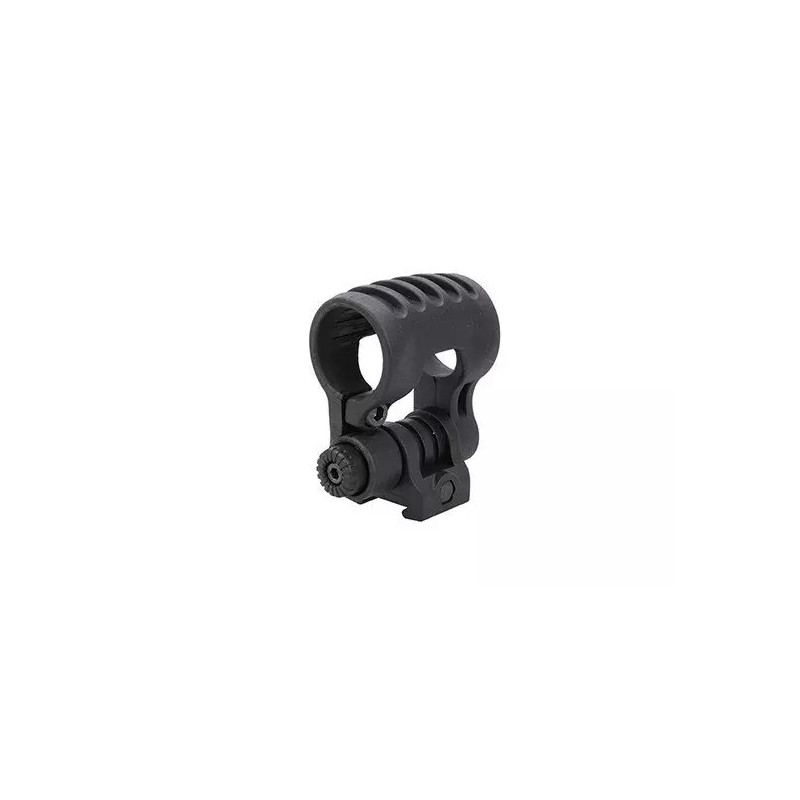 Adjustable 22mm RIS rail flashlight mount