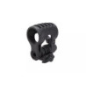 Adjustable 22mm RIS rail flashlight mount