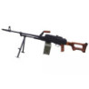 AK-PKM machinegun replica with wooden elements