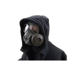 Sweat prevent mist fan mask - olive drab