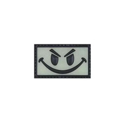 3D Patch - Smiley  – glows in the dark