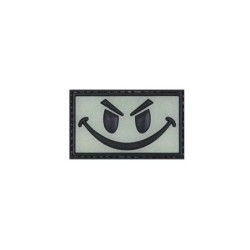 3D Patch - Smiley  – glows in the dark