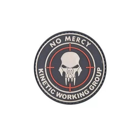 Patch 3D - NO MERCY - KINETIC WORKING GROUP  - Black