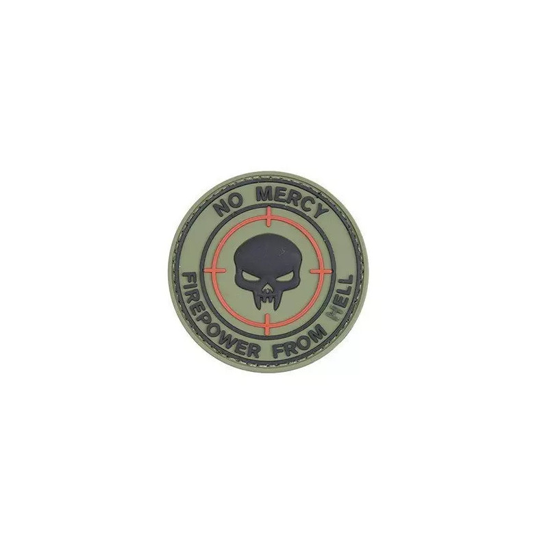 3D Patch - NO MERCY – KINETIC WORKING GROUP - Olive