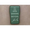 Patch 3D - Beer drinking infidel - Olive