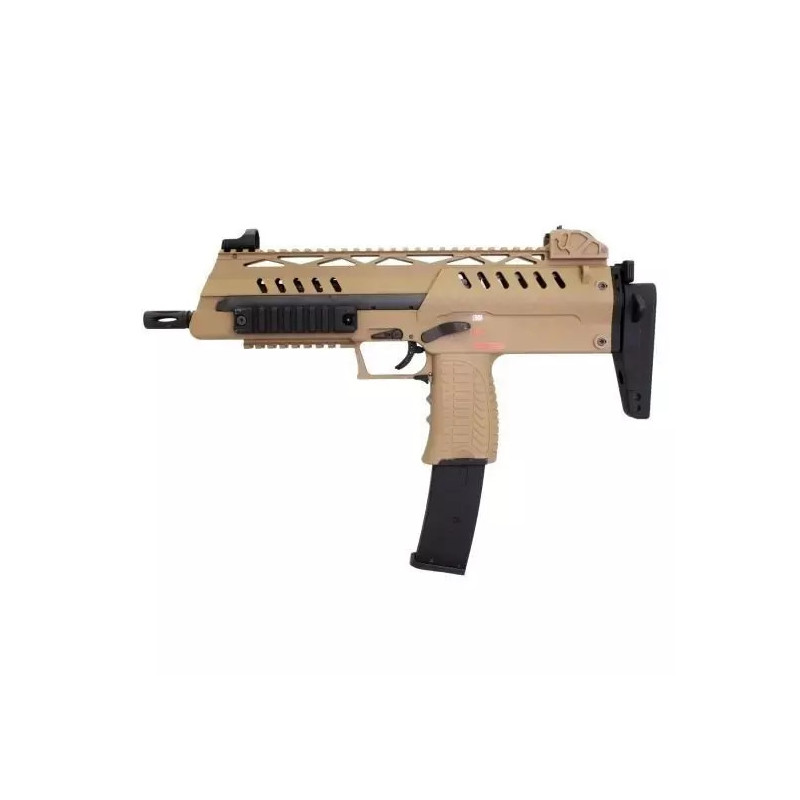 SMG8 sub machinegun replica - tan