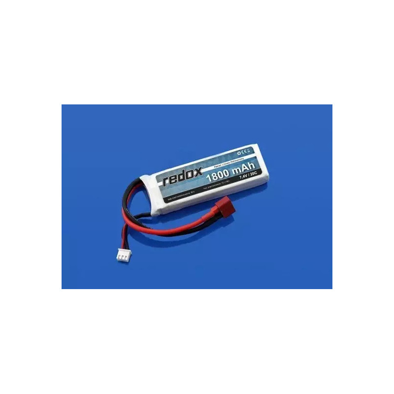 Redox LiPo 1800mAh 7,4V 20C battery