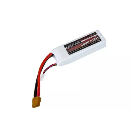 Redox LiPo 2600mAh 11.1V 30C battery XT60