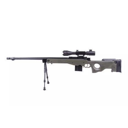 4402D  sniper rifle replica (with scope and bipod) - olive