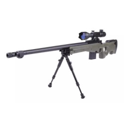 4402D  sniper rifle replica (with scope and bipod) - olive