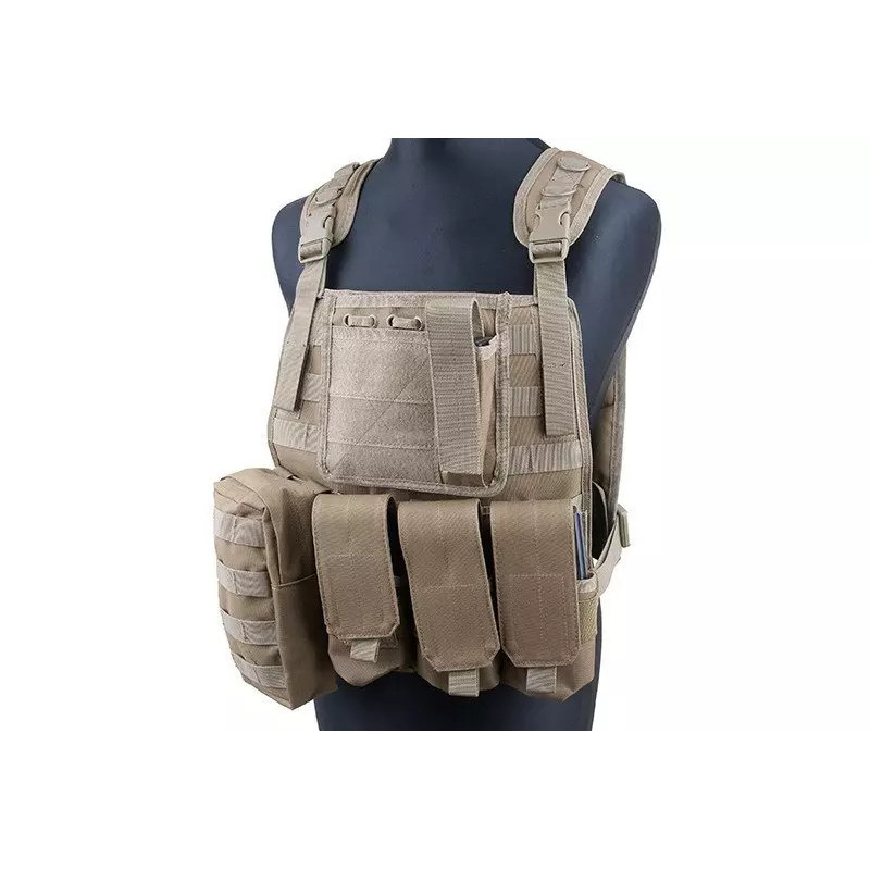 MBSS Plate Carrier type Tactical Vest – Coyote