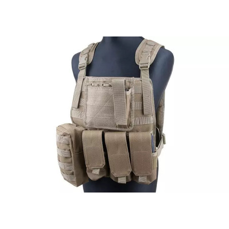 MBSS Plate Carrier type Tactical Vest – Coyote