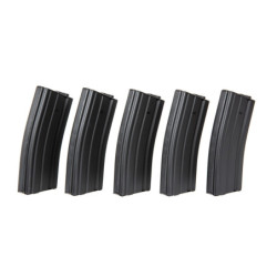 5pcs set - 300rd hi-cap magazine for M4/M16 - black