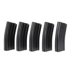 5pcs set - 70rd low-cap magazine for M4/M16 - black