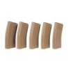 5pcs set - 70rd low-cap magazine for M4/M16 - tan