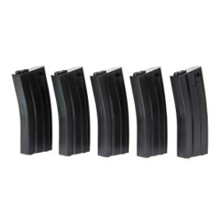 5pcs set - 70rd low-cap magazine for M4/M16 - black