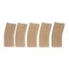 5pcs set - 30rd real-cap magazine for M4/M16 - tan