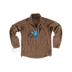 Alpha Grid Fleece Jacket  - coyote brown