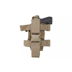 Leg Holster with a Magazine Pouch