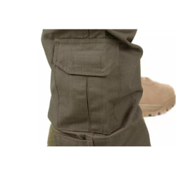 Combat Uniform Pants with knee pads - olive