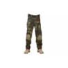 Combat Uniform Pants with knee pads - woodland