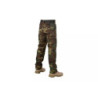 Combat Uniform Pants with knee pads - woodland