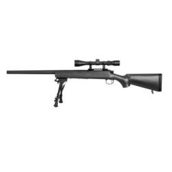 SW-10 Sniper Rifle Replica (with scope and bipod) - black