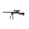 SW-10 Sniper Rifle Replica (with scope and bipod) - black