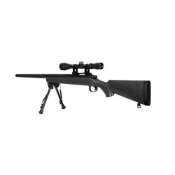 SW-10 Sniper Rifle Replica (with scope and bipod) - black