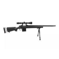 MB4404D sniper rifle replica - with scope and bipod