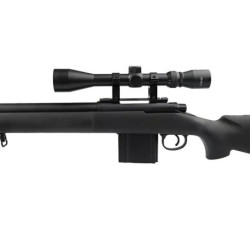 MB4404D sniper rifle replica - with scope and bipod