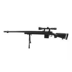 MB4405D sniper rifle replica with scope and bipod