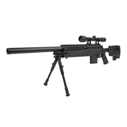 MB4406D sniper rifle replica with scope and bipod