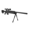 MB4406D sniper rifle replica with scope and bipod