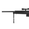 MB4406D sniper rifle replica with scope and bipod