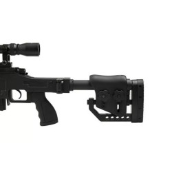 MB4410D sniper rifle replica - with scope and bipod