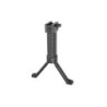 RIS tactical grip with bipod - black