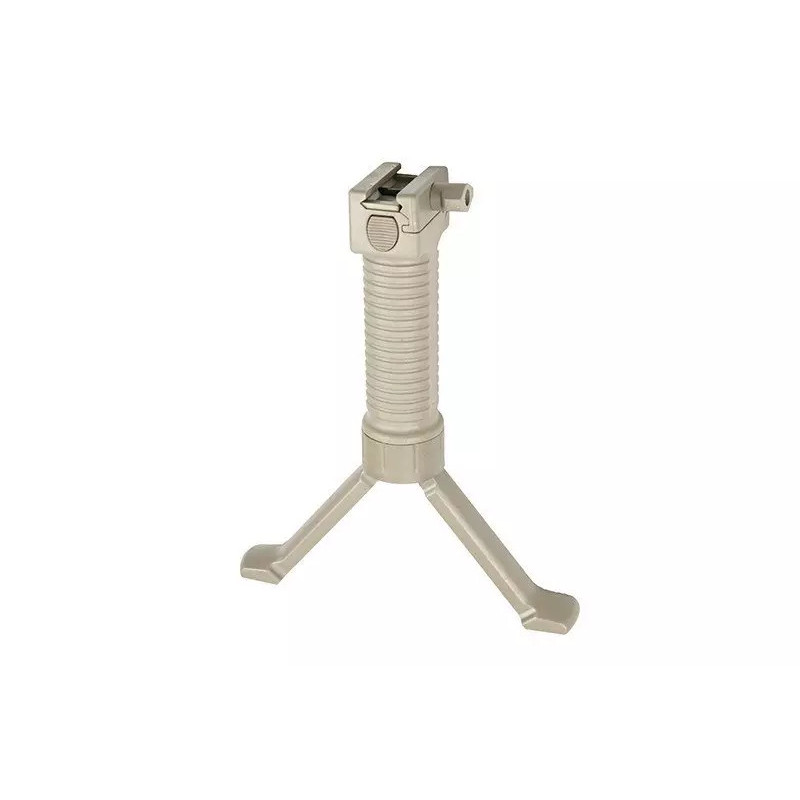 RIS tactical grip with bipod - tan