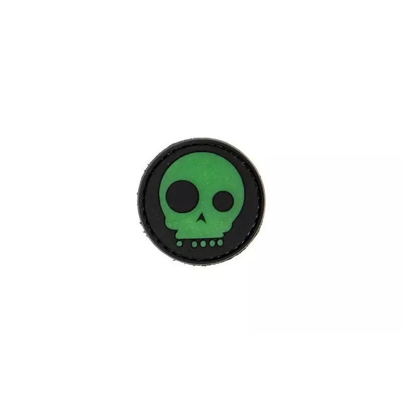 3D patch – Funny Skull - black