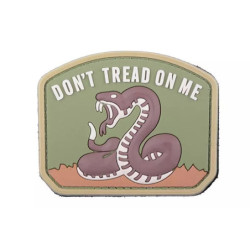 3D patch – Don't Tread On Me - coyote