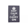 3D Patch - Keep Calm And Carry On - black